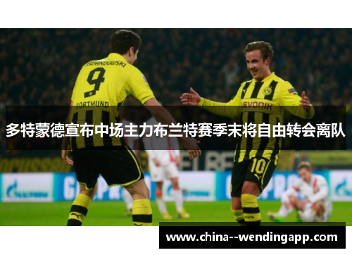 多特蒙德宣布中场主力布兰特赛季末将自由转会离队 多特蒙德宣布中场主力布兰特赛季末将自由转会离队